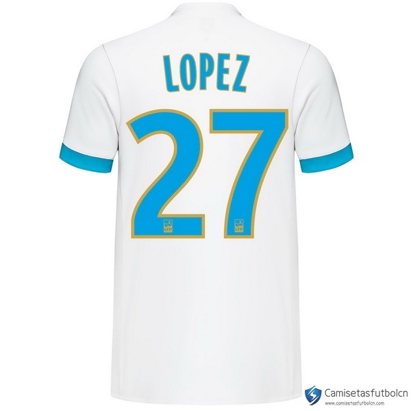 Camiseta Marsella Primera equipo Lopez 2017-18